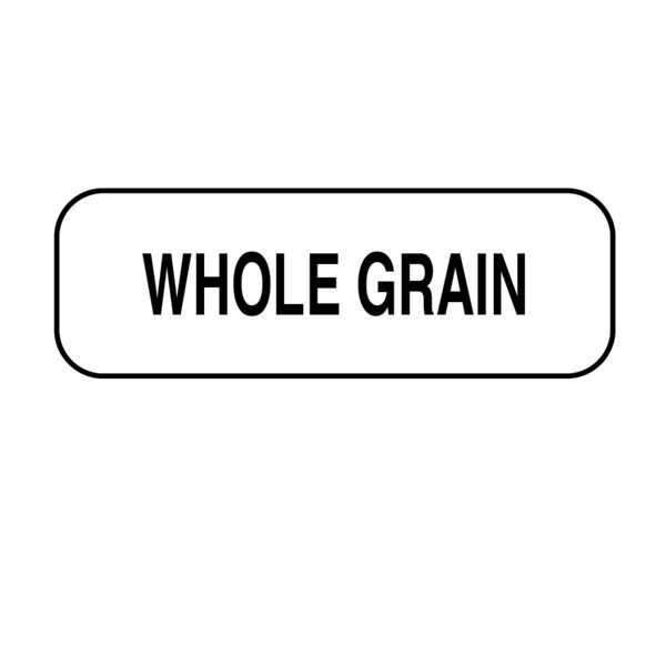 Nevs Whole Grain Label 1/2" x 1-1/2" DIET-209 - main